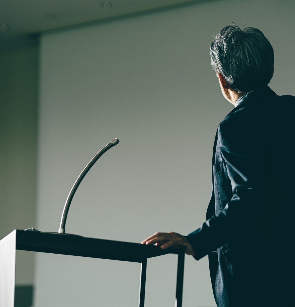 研究発表の風景